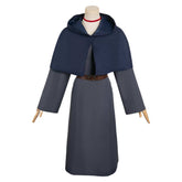 Anime Delicious In Dungeon 2024 Marcille Falin Blue School Uniform Cosplay Costume